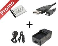 Cablu de date tip CB-USB7, incarcator si acumulator echiv. Olympus LI-40B, LI42B